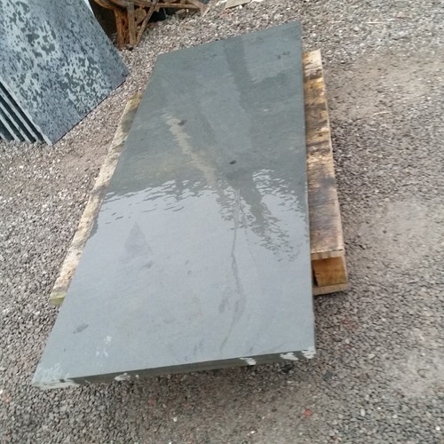 Natural black blue slate - black, /