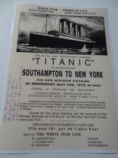RMS TITANIC POSTER MILLVINA DEAN YOUNGEST SURVIVOR SIGNED PRE-PRINT A4 PRINT