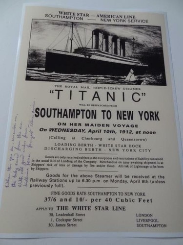 Rms titanic poster - rms,
