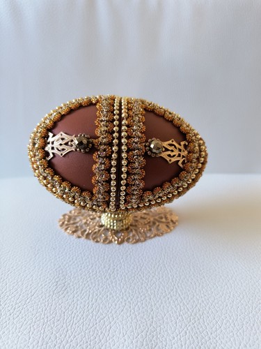 Handmade decorated emu egg - handmade,