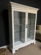 Hand Painted Glazed Display China Kitchen Cabinet Bookcase