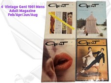 Lot of 4 Vintage Gents Adult