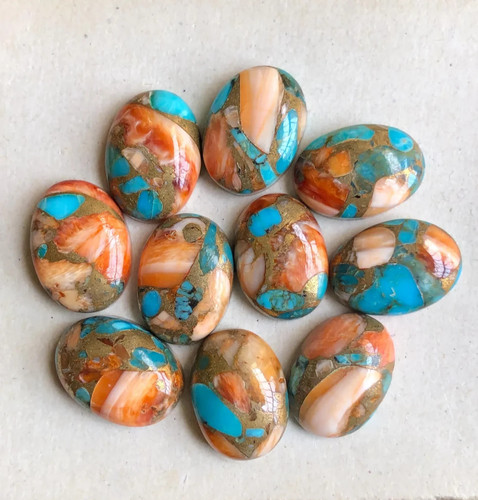 Oyster copper turquoise - oyster,