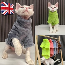 Hairless Cat Sweater sphynx Coat Warm Hairless Cat Clothes Sphynx Cat Hoodie G