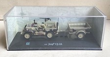 CARARAMA - 1:43 scale - WW2 US Military CJ-2A JEEP & TRAILER - MIB