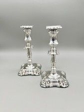 PAIR OF ART NOUVEAU SILVER