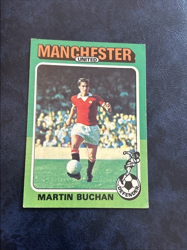 Topps gum card martin buchan - topps,