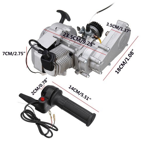 Stroke pull start engine - start,