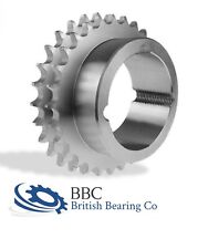 06B-2 (3/8") Duplex Roller Chain Taper Lock Sprocket - Choose Size