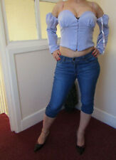 Ladies Girls Formal Corset Missguided  Peace Love Bardot Crop Top size 4-14 £50