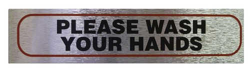 Please wash your hands - wash, hands"