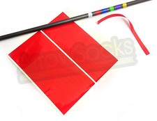 20 Strips - Archery Arrow Spin Wing Fletching Anchor Tapes - 40 Colours!