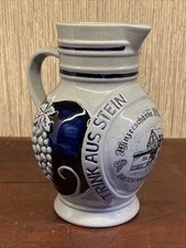 German Stein Water Ewer Jug