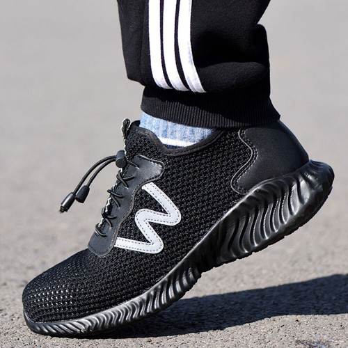 Men mesh safety trainers - mesh,