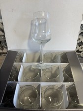 12 Tulip Hennessy Glasses Set Boxed Cognac Spirit Whiskey Nosing Small Stem