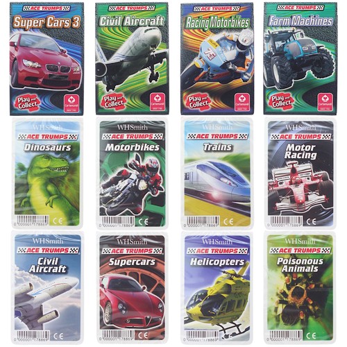 Ace trumps card game cars - ace,