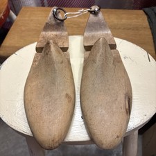 Pair of Men's - Wooden Shoe Treen/Stretchers Size 9.