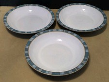 Denby Azure Coast Rimmed Bowls