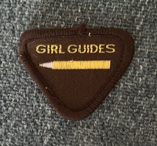 1 X Old Brownie Artist Interest Badge Patch UNUSED Vintage GirlGuiding Guides