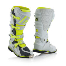 ACERBIS X MOVE 2.0 BOOTS GREY FLUO YELLOW HINGED MOTOCROSS MX CHEAP NEW FLO