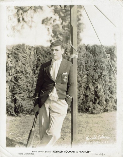 Ronald colman raffles vintage - ronald,
