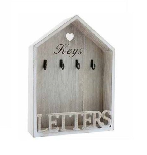 Vintage natural letter rack - letter,