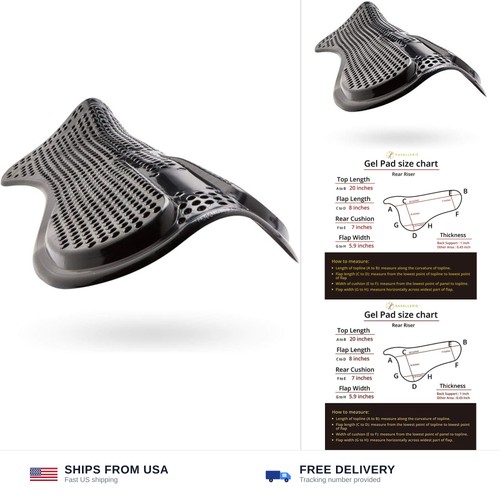 Gel saddle pad helps with - -,
