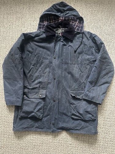 Jackdaw men navy - wax, jacket