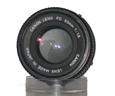 Canon FD 50mm F1.8  Manual Focus Prime Lens