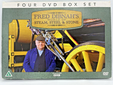 Fred Dibnah's World of Steam, Steel & Stone: Complete Series x4 DVDs