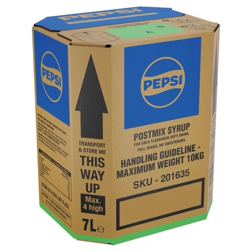 Pepsi bib bag - bag-in-box, post