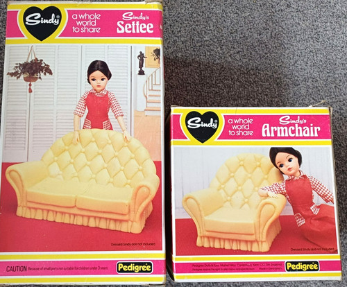 Vintage sindy doll settee - sindy,