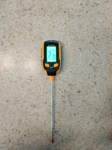 Digital soil tester in - soil,