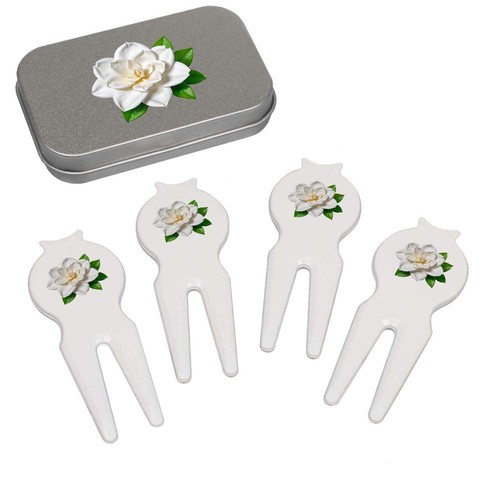 Gardenia flower golf - 'gardenia, divot
