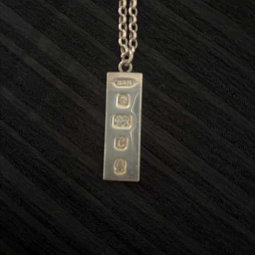 Vintage 1977 silver ingot - silver, with