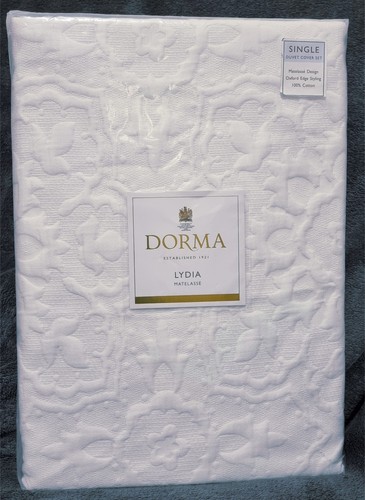 Dorma lydia white single duvet - dorma,
