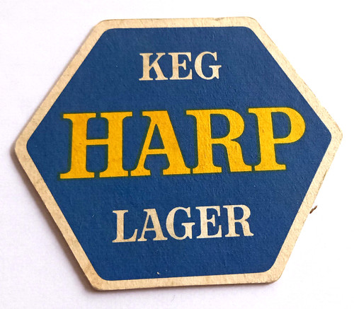 Harp keg lager - lager, vintage
