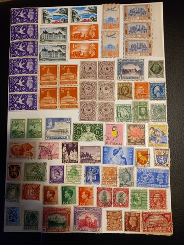 Vintage postage stamps - vintage,