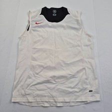 NIKE Vest Medium White Mens
