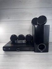 LG DH3140 DVD Home Cinema Player with Subwoofer 5 Speakers Remote Tested Working