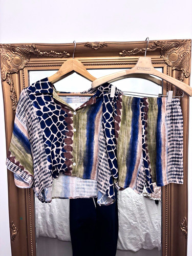 Insta girl button shirt - button,
