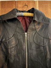 Vintage 70s leather jacket - 70s,