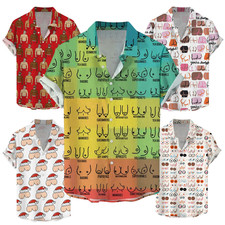 Mens Button Down Shirts Funny