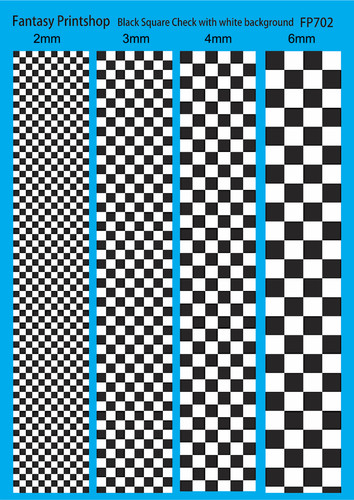 Checks with white - with,