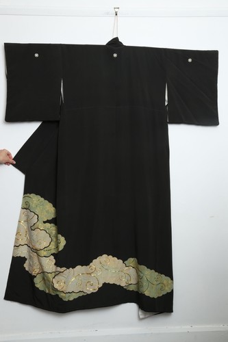 Vintage japanese kimono silk - vintage,