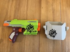 Nerf N Strike Elite Zombie Strike SideStrike And Holster  Blaster Dart Gun Green