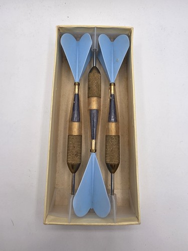 Vintage dorwin brass darts - brass, set
