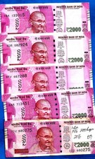 India Republic P116a 2000 Rupees M K GANDHI Sign Urujit Patel 2016 VF-aXF SCARCE