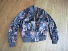 TOPSHOP LADIES CAMO BOMBER JACKET SIZE UK6