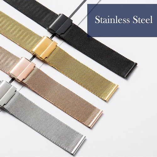 Stainless steel milanese watch - stainless,